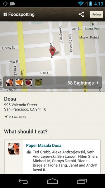 Foodspotting - Preview 4