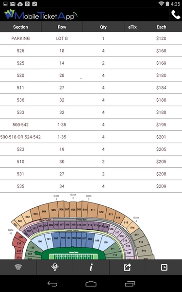 Mobile Ticket App - Preview 2