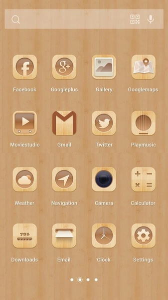 Simple Wooden Style Theme - Preview 1