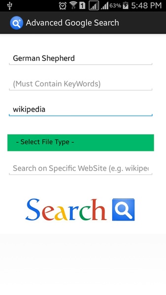 Advanced Google Search - Preview 5