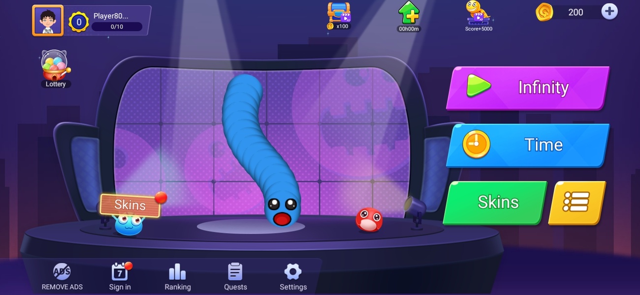 Download & Play Worm Race - Snake Game on PC & Mac (Emulator)