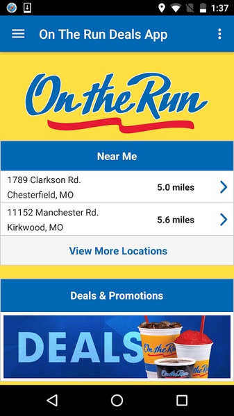 On The Run Deals App - Preview 8