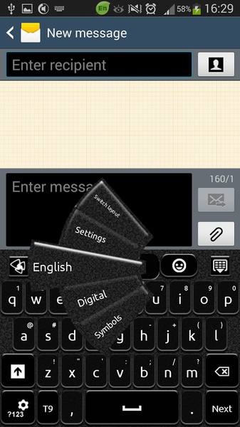 GO Keyboard Qwerty Theme - Preview 11