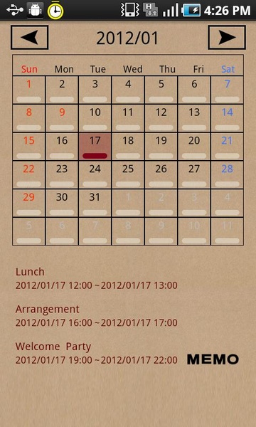 Calendar and Schedule - Preview 2
