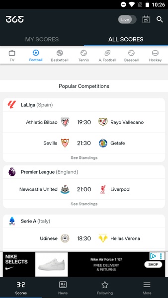 365scores - Preview 2