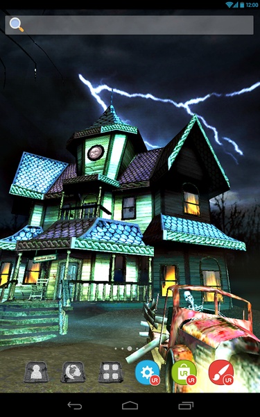 UR 3D Haunted House Live Theme - Preview 1