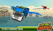 City Garbage Flying Truck 3D screenshot 2