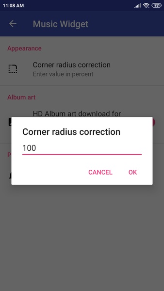 Material Music Widget - Preview 6