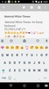 Material White Emoji Keybaord screenshot 6