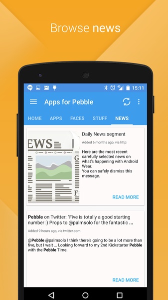 Apps for Pebble - Preview 1