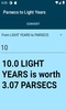 Parsecs to Light Years converter screenshot 1