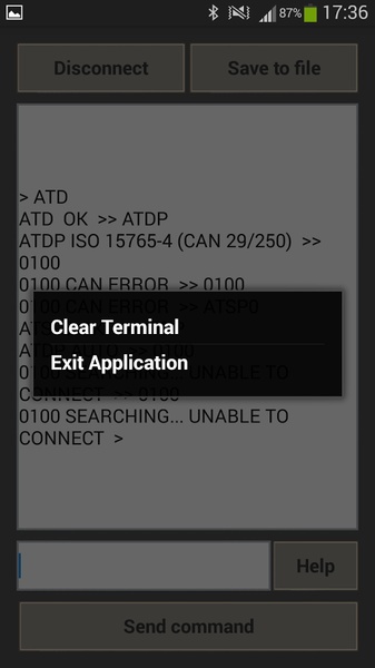 Elm327 OBD Terminal - Preview 3