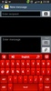 GO Keyboard Red Roses Theme screenshot 6