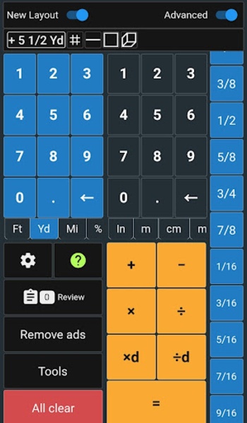 Feet & Inch Construction Calc 7.15.9 Screen Grabs 3