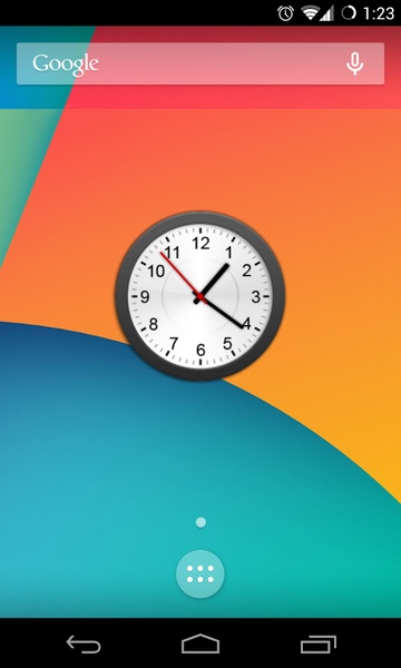 Animated Analog Clock Widget - Preview 4
