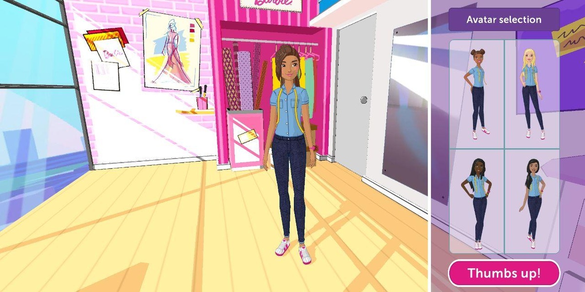 Barbie fashion fever online game