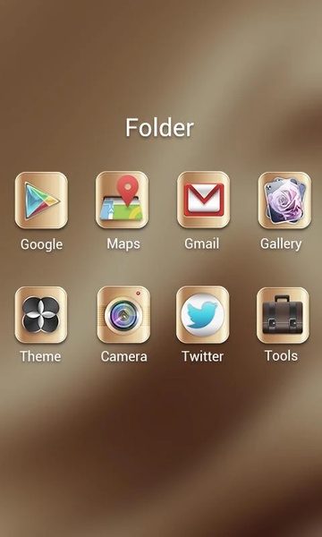 Gold2016 GOLauncher EX Theme - Preview 2