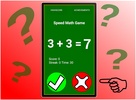 Speed mental math Game screenshot 1