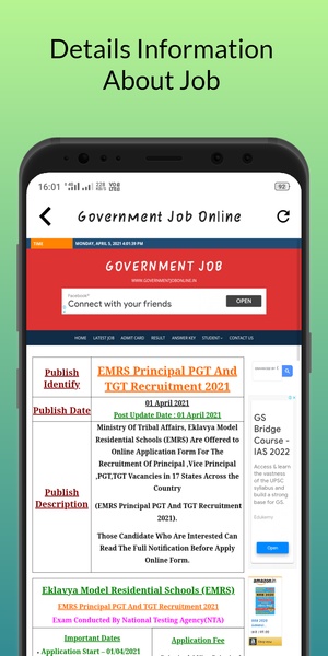 Government Job Online - Preview 3