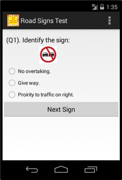 Road Signs Test - Preview 4