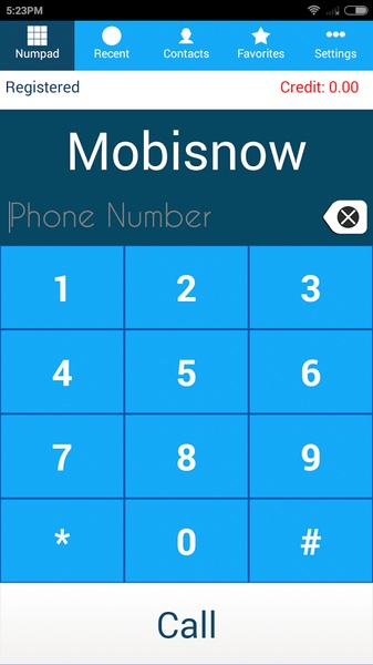 MobiSIP Dialer - Preview 4