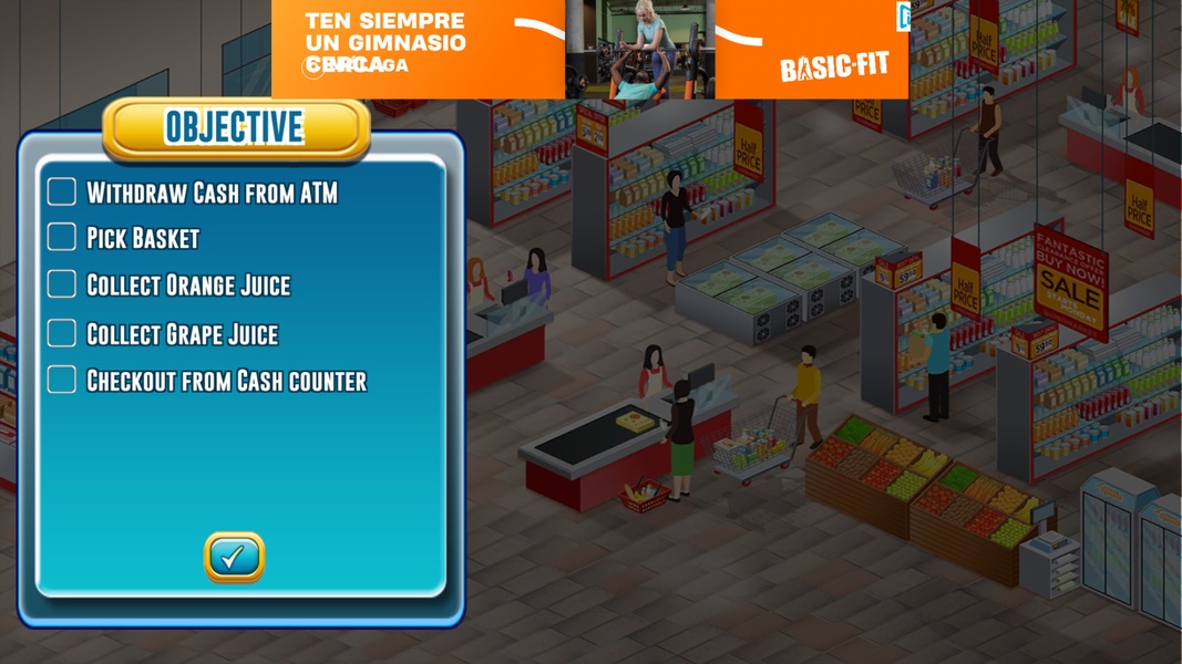 Supermarket Shopping cash register cashier games - Preview 3