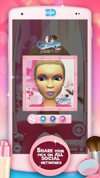 Makeup Games 3D Beauty Salon - Preview 2
