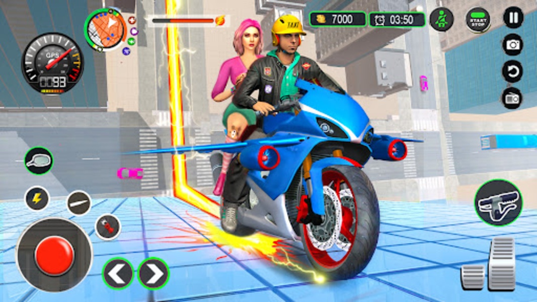 Flying Bike Taxi Rider - Preview 3