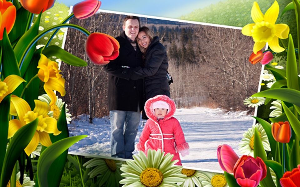 Flowers Photo Frames - Preview 3