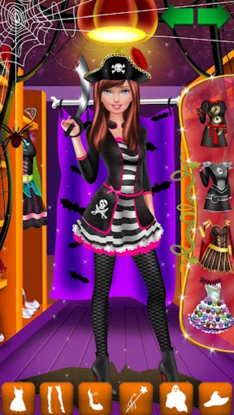 open lace back dress Halloween Makeover: Spa, Makeup and Dressup Salon - Full Version main image 0