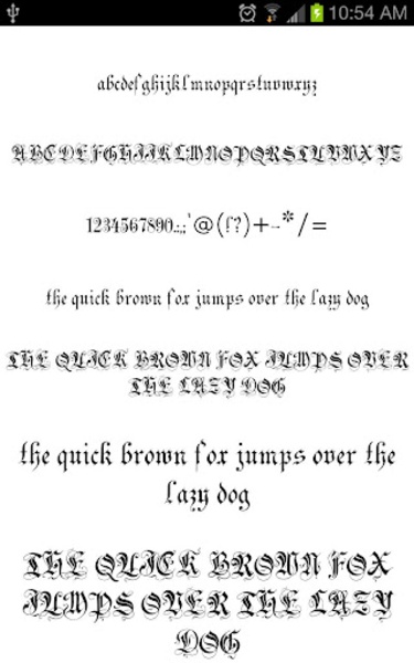 Gothic Fonts - Preview 2
