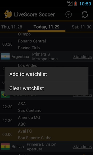 LiveScore Football - Preview 2