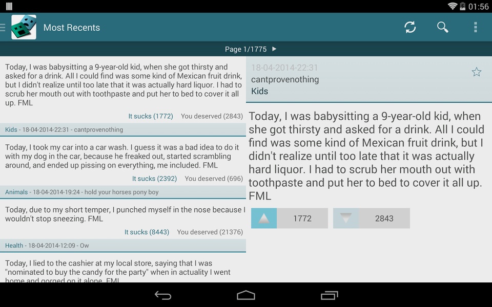 FML FMyLife.Droid - Preview 8