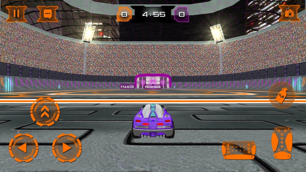 Super RocketBall é um jogo de futebol com carros disponível para