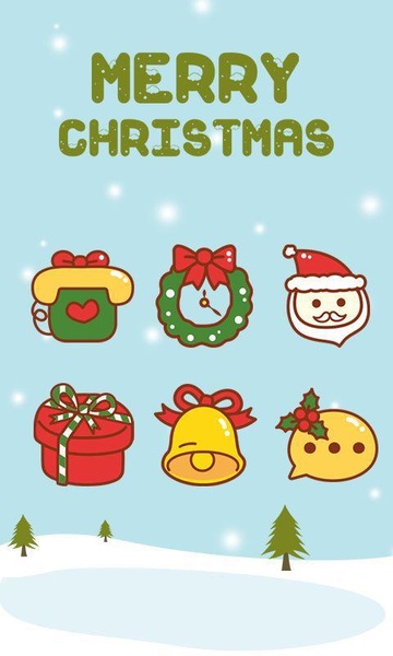 Merry Christmas GOLauncher EX Theme - Preview 4