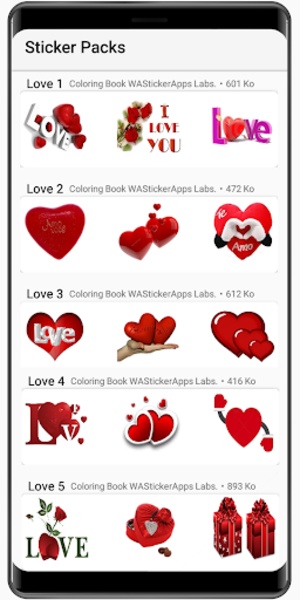 Love Stickers 2023 - WASticker 1.6 Free Download