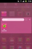 GO Launcher EX Theme Pink screenshot 2