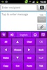 GO Keyboard Royal Purple theme screenshot 3