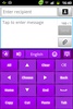 GO Keyboard Royal Purple theme screenshot 3