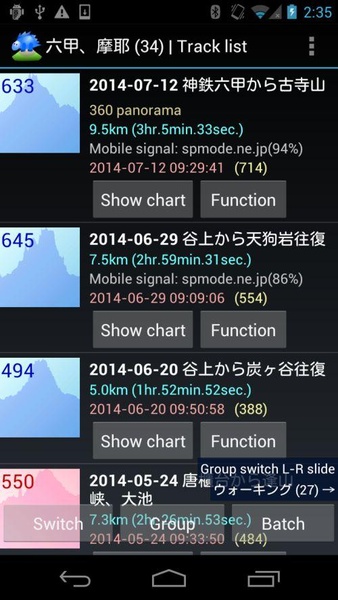 Mountain trip logger - Preview 5