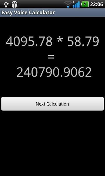 Easy Voice Calculator FREE - Preview 1