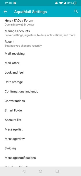 Email Aqua Mail - Fast, Secure - Preview 13
