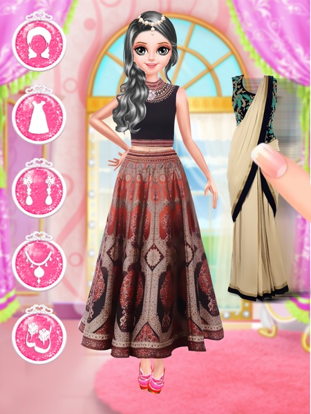Indian Gopi Doll Makeover- Indian Bridal Fashion - Preview 4