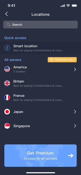 Sonics VPN - Preview 2