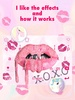 Glitter Kylie Kiss Lips Keyboard Theme for Girls screenshot 1