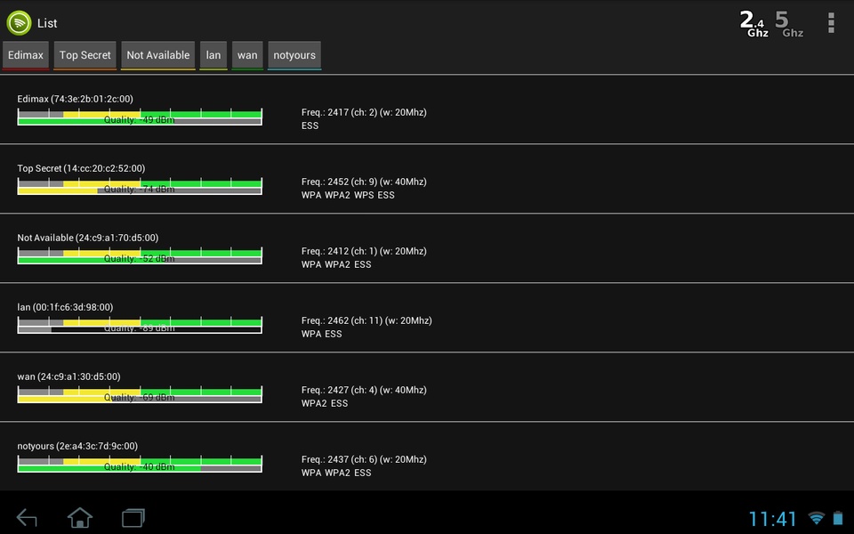 Wifi Analyzer - Preview 11