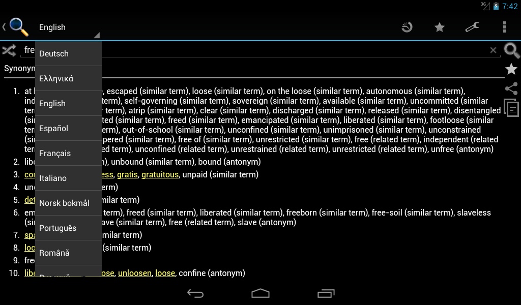 Thesaurus - Preview 1