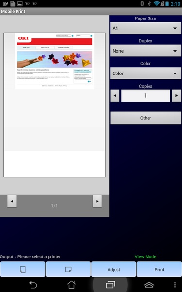 Mobile Print - Preview 3