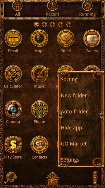 Punk GOLauncher EX Theme - Preview 4