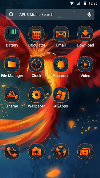 Fire Phoenix Theme - Preview 2